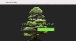 Desktop Screenshot of bonsaimatsu.com